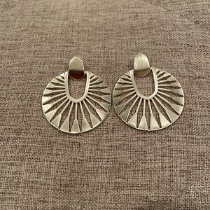 Kendra Scott Didi Sunburst Earrings Silver